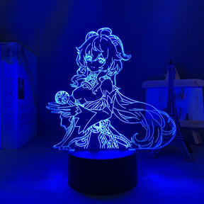 Genshin Impact Night Light 3D Illusion