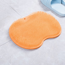 Bath Mat Back Massage Silicone Brush