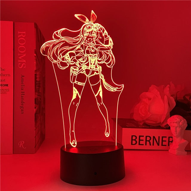 Genshin Impact Night Light 3D Illusion