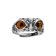 Adjustable  Owl Alloy Ring