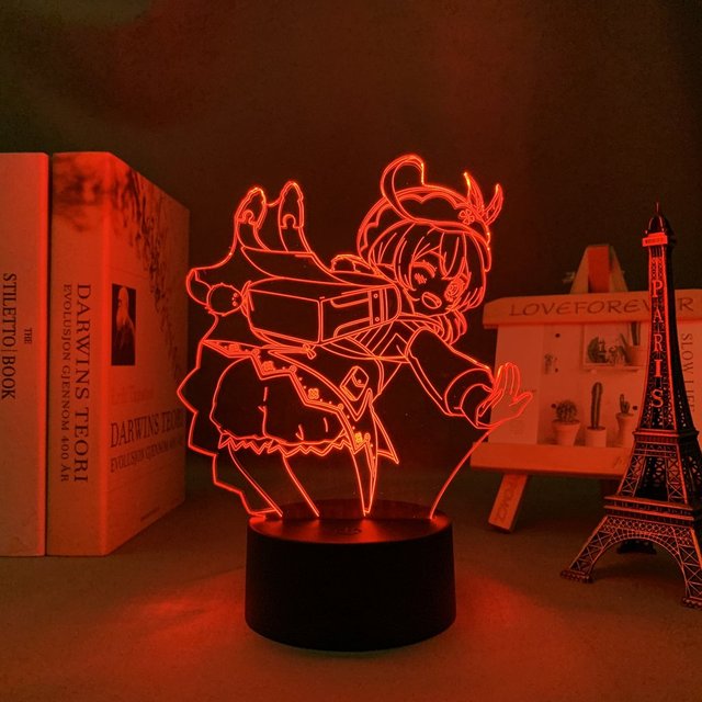 Genshin Impact Night Light 3D Illusion