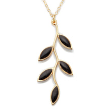 Sterling Silver Olive Leaf Necklace