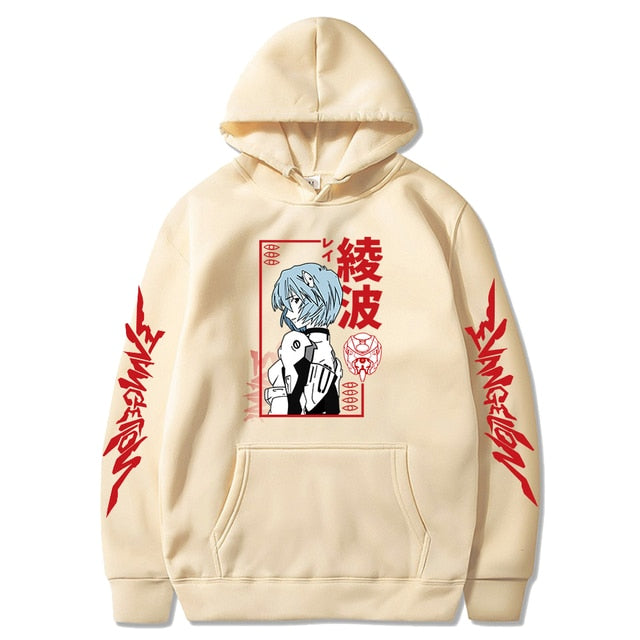 Anime EVA Men's Long Sleeve Hoodies