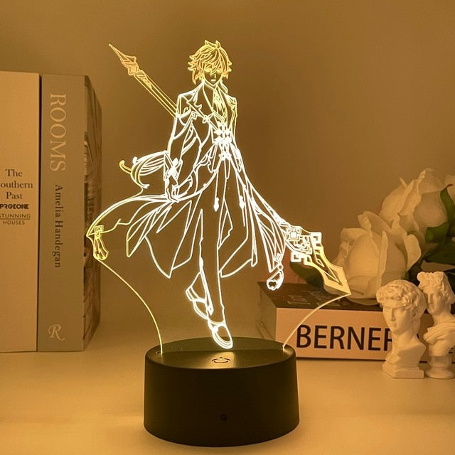 Genshin Impact Night Light 3D Illusion