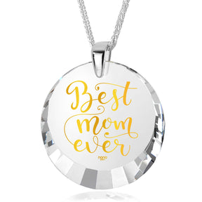 Best Mom Silver Necklace