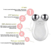 Beauty Microcurrent Facial Toning Massager