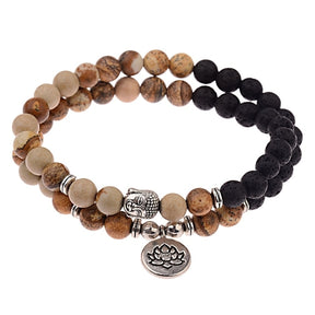 Charm Retro Buddha Bead Bracelet