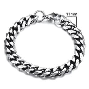 Vnox Men's Chunky Curb Chain Bracelet