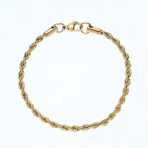 Twisted Rope Chain Bracelet