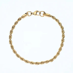 Twisted Rope Chain Bracelet