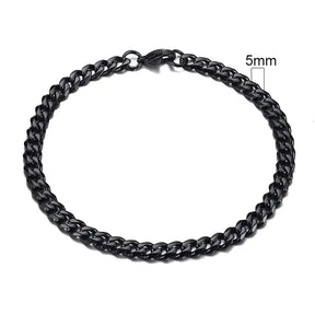 Vnox Men's Chunky Curb Chain Bracelet