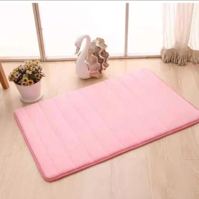 Magic Bath Mat Coral Fleece Carpet