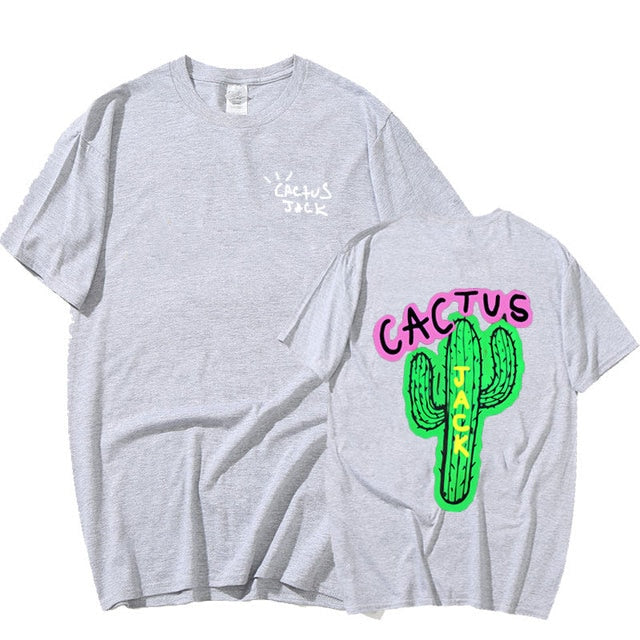 Cactus Print Couple Harajuku T-Shirts