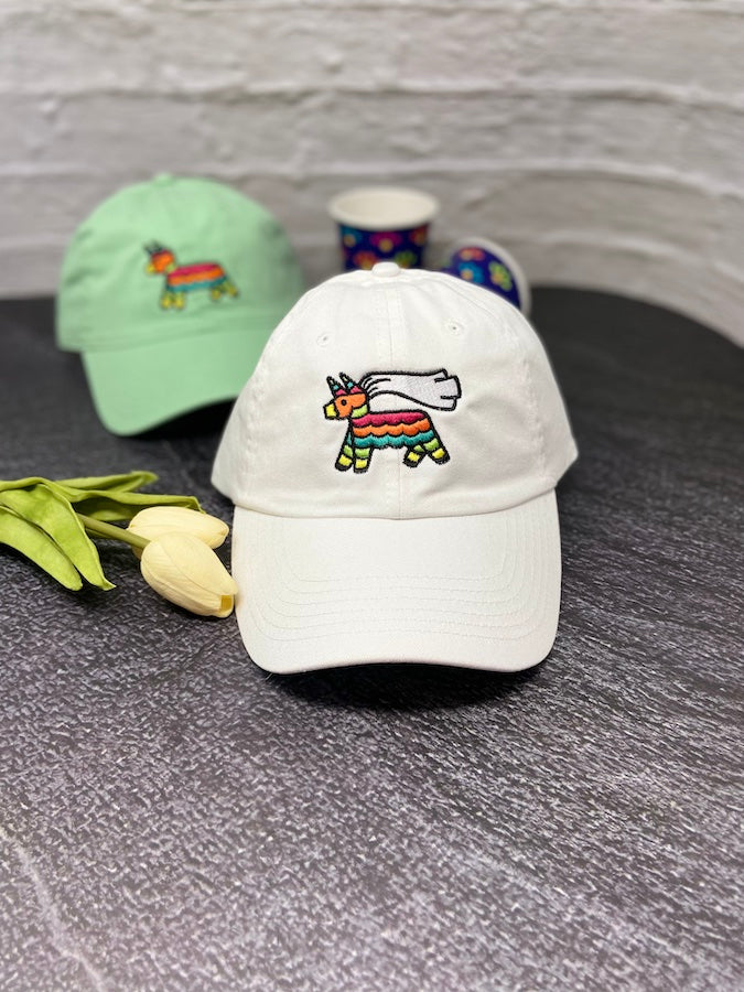 Piñata Embroidered Bachelorette Party Dad + Bucket Hats