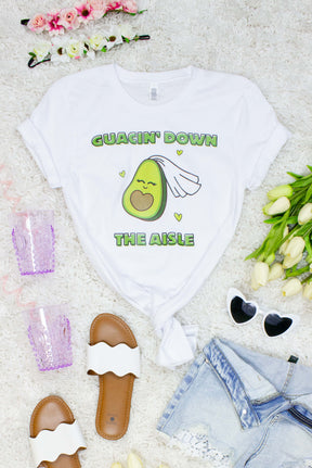 Guacin Down The Aisle Tee | I Know I'm Extra Avocado Tee | Fiesta Bachelorette Party Tee Shirts