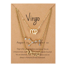 Zodiac Sign Pendant Necklace