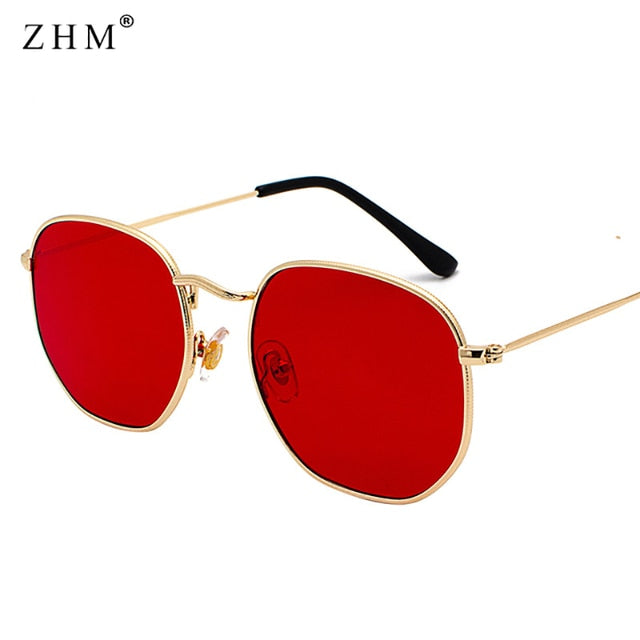 Metal Frame Pilot Mirror Sunglasses