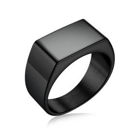 Men's Square Charm Ring