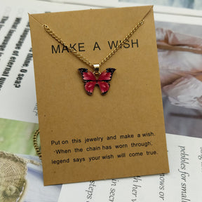 Butterfly Pendant Necklace