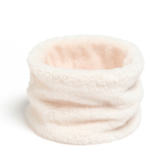 Solid Thick Plush Ring Scarf