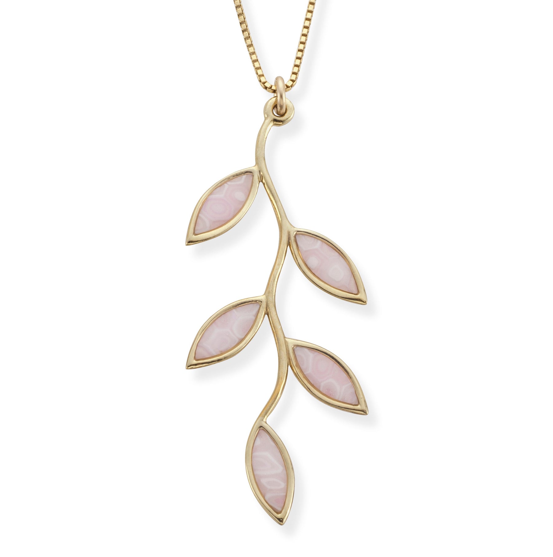 Sterling Silver Olive Leaf Necklace