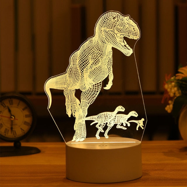 Kids 3D LED Creative Night Lamp