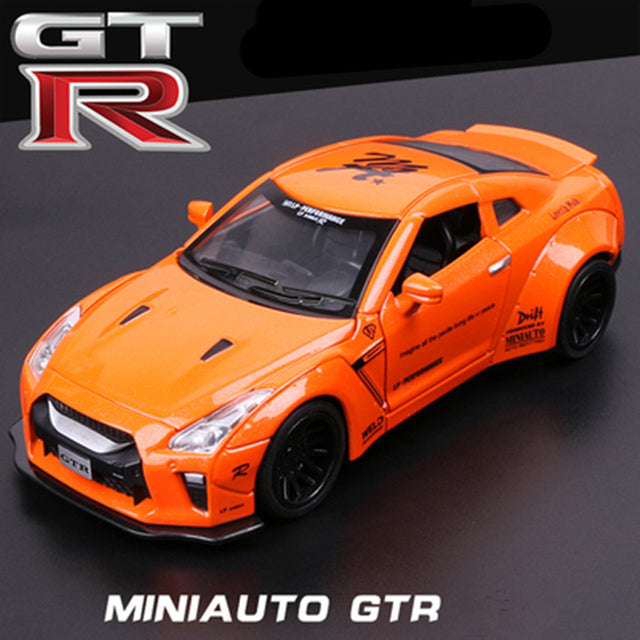 NISSAN GTR Car Metal Toy