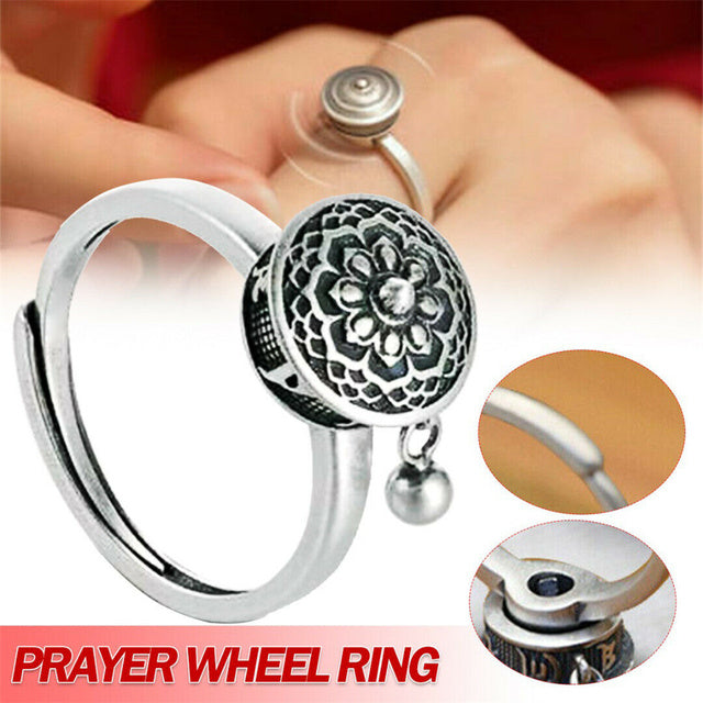 Rotating Four-Leaf Ring