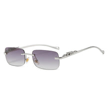 Vintage Rimless Square Sunglasses