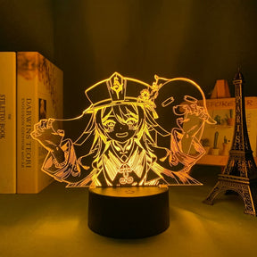 Genshin Impact Night Light 3D Illusion