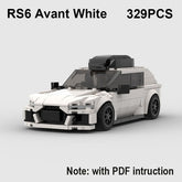 RS6 Avant R8 GT3 RS7 Speed Sports Car Building Blocks Toy