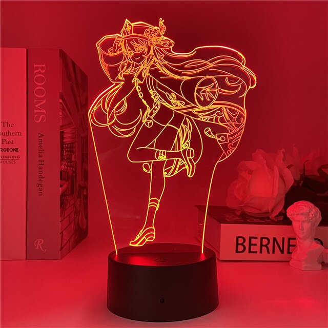 Genshin Impact Night Light 3D Illusion