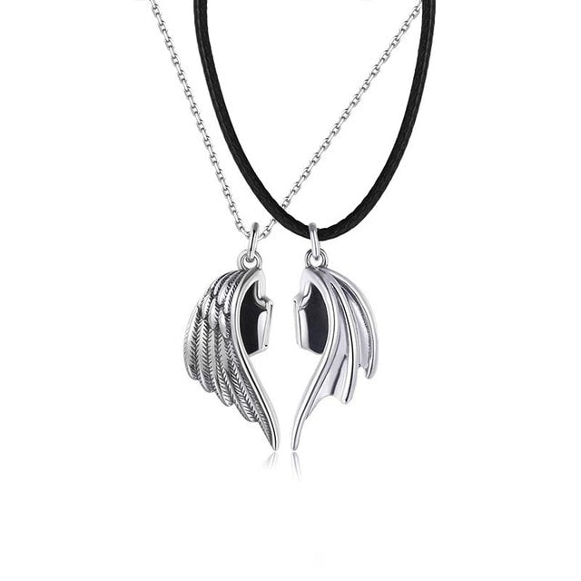 Pair  of Wings Lovers Necklace