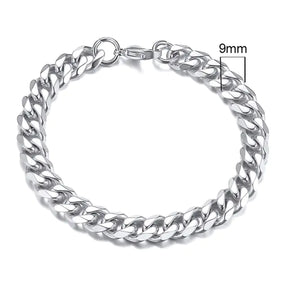 Vnox Men's Chunky Curb Chain Bracelet