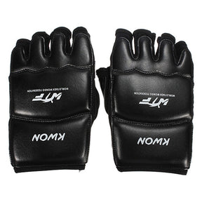 New Leather Half Finger Kids Children Karate Boxing Gloves