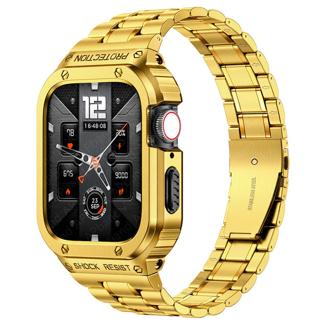 Stainless Steel Strap+Case For Apple Watch