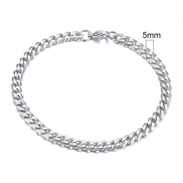 Vnox Men's Chunky Curb Chain Bracelet