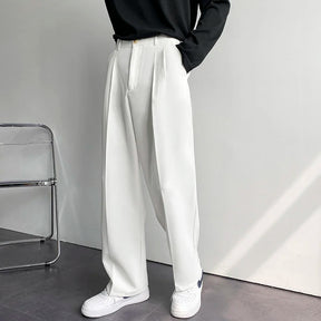 Men's Wide Leg Suit Pants