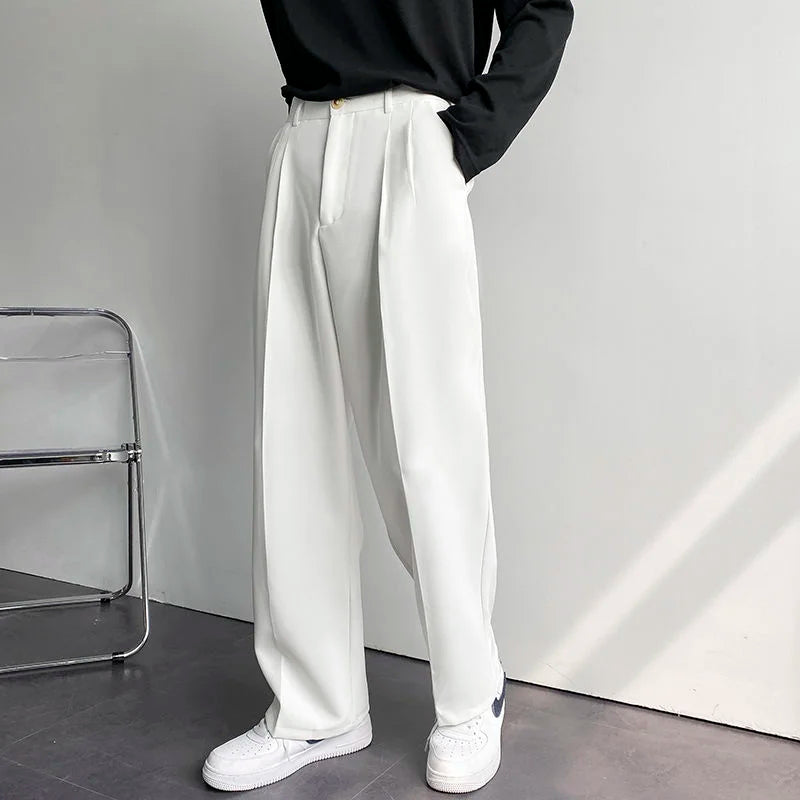 Men's Wide Leg Suit Pants