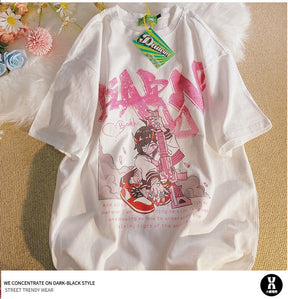 Japan JK Girl Anime Graphic T Shirts