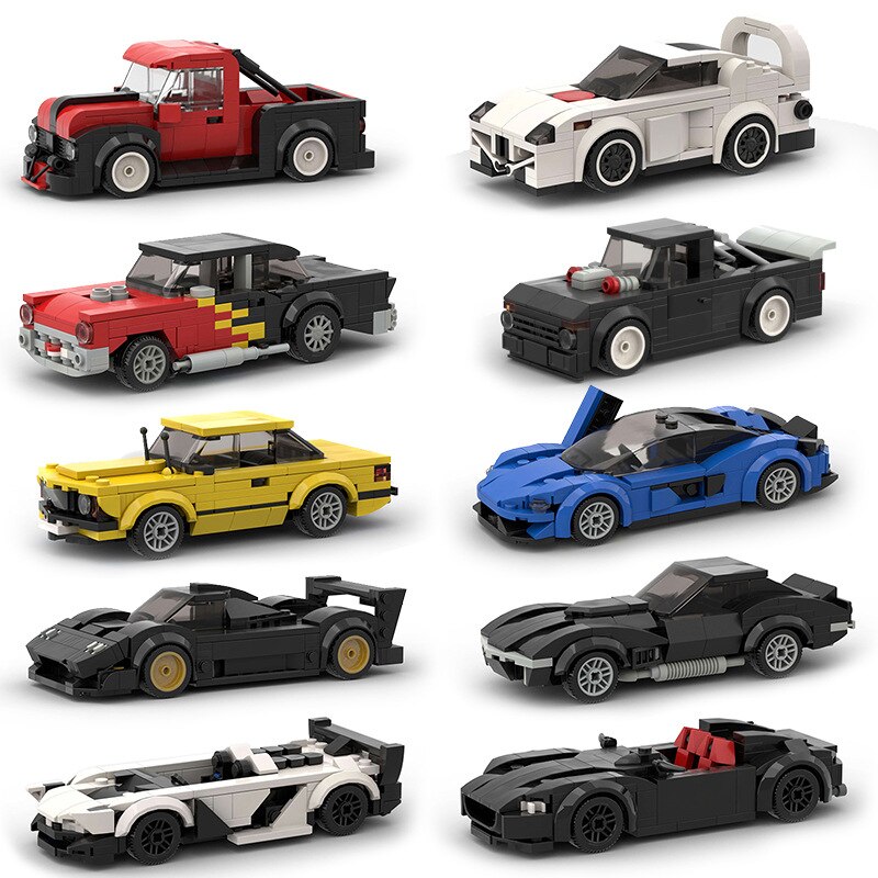 Speed Racing City Car Sport Brick Toy