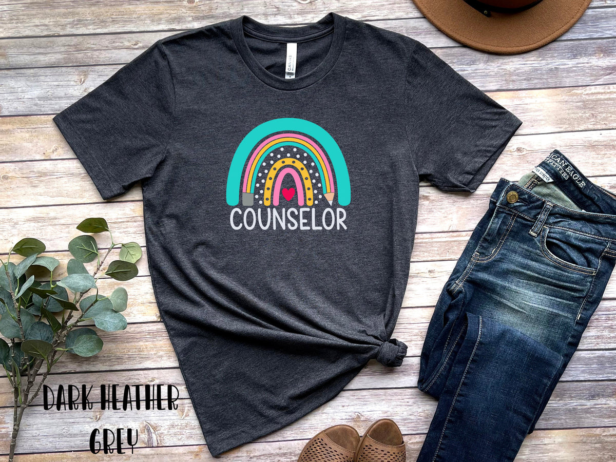 Rainbow Counselor Shirt, Counselor Shirt