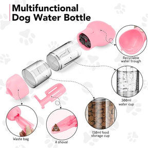 Travel Pet Drinker and Poop Dispenser