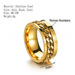 Rotatable Stainless Steel  Ring