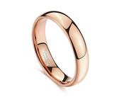 Rose Gold Tungsten Ring