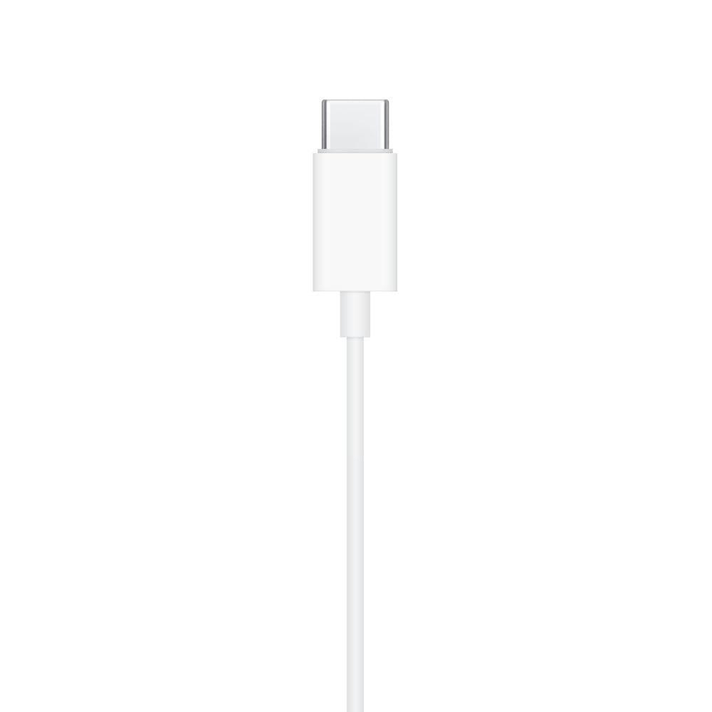 Apple EarPods Headphones with USB-C Plug, Wired Ear Buds with Built-in Remote to Control Music, Phone Calls, and Volume