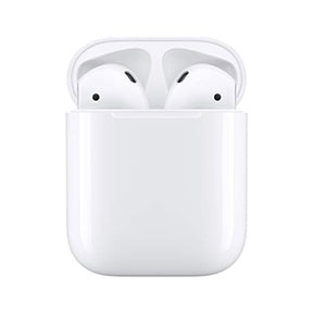 Apple AirPods (2nd Generation) Wireless Ear Buds, Bluetooth Headphones with Lightning Charging Case Included, Over 24 Hours of Battery Life, Effortless Setup for iPhone