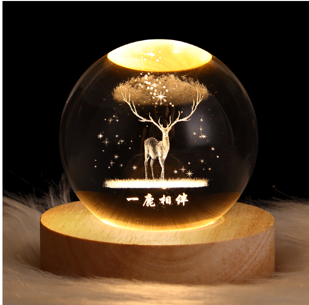 Night Lamp Crystal Ball