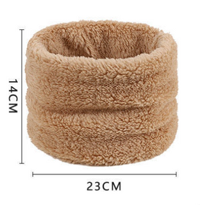 Solid Thick Plush Ring Scarf