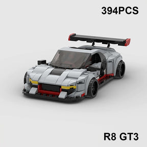 RS6 Avant R8 GT3 RS7 Speed Sports Car Building Blocks Toy